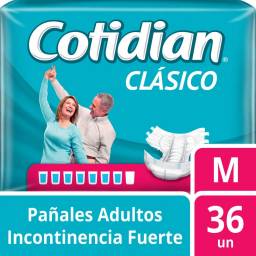 PAÑALES COTIDIAN CLASICO TALLE M X 36 UNIDADES