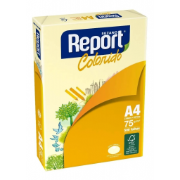 REPORT A4 COLOR AMARILLO X 500 HOJAS