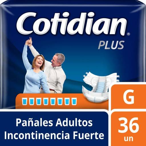 PAALES COTIDIAN PLUS TALLE G X 36 UNIDADES