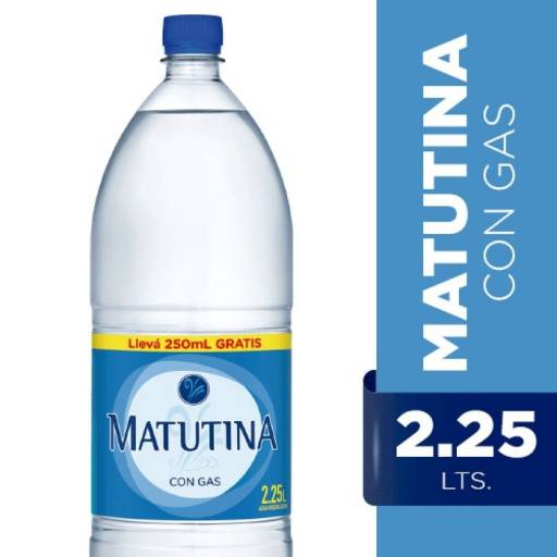 MATUTINA PET CON GAS X 6 2.25L Pack x 6