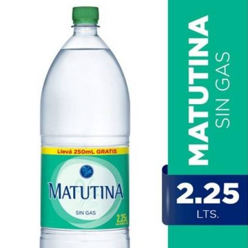 MATUTINA PET SIN GAS X 6 2.25L Pack x 6