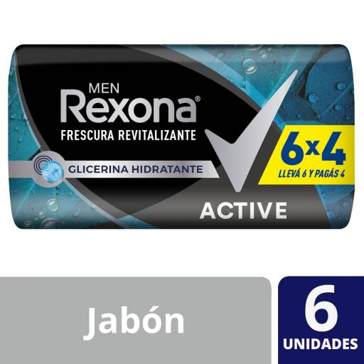 JABON REXONA PACK 6 X 4