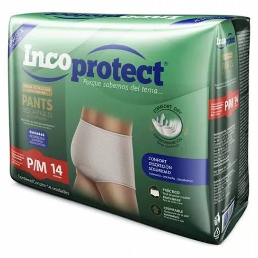 PANTS ADULTO INCOPROTECT TALLE P/M X 14 UNIDADES