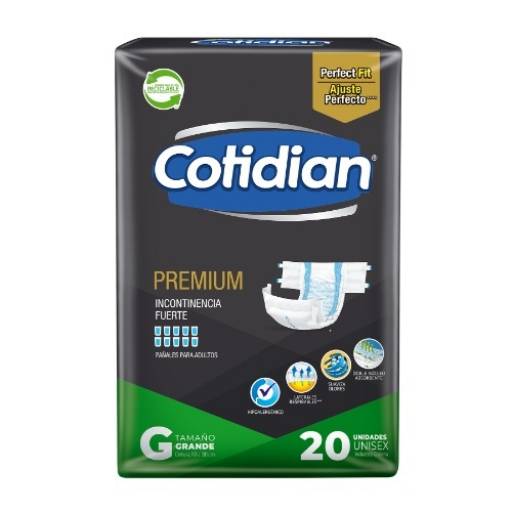 PAALES COTIDIAN PREMIUM TALLE G X 20 UNIDADES