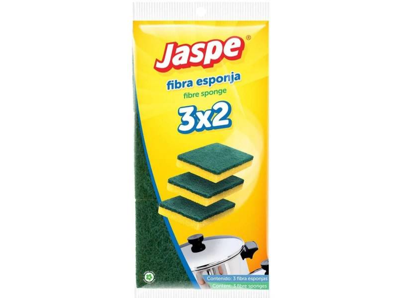 ESPONJA FIBRA JASPE 3X2
